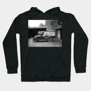 Butcher Delivery Truck, 1926. Vintage Photo Hoodie